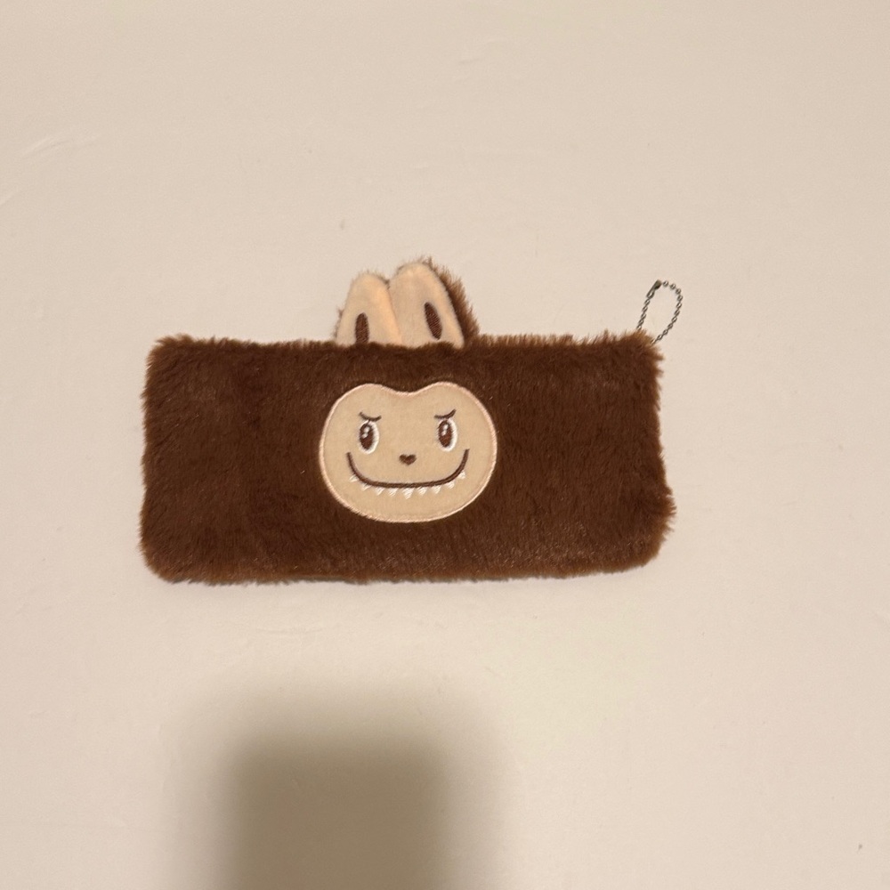Monsters Brown Plush Kids Pencil Case